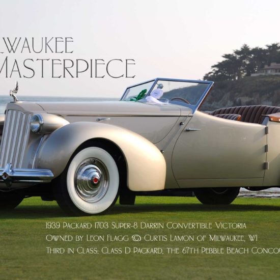 1939 Packard 1703 Super-8 Darrin Convertible Victoria | Pebble Beach Concours | The Milwaukee Masterpiece